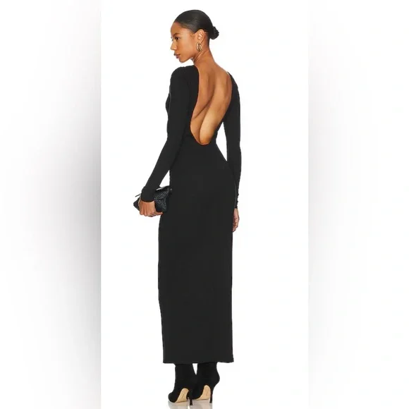 NWT House of Harlow 1960 Rahdi Black Backless Dress 🆕 Size: XL - Picture 1 of 6